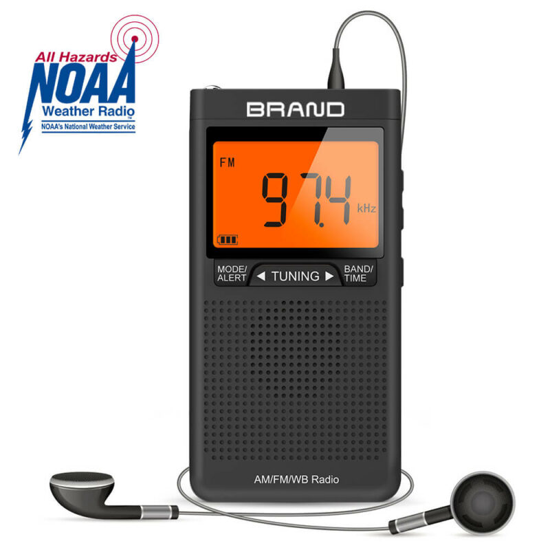 MD-238 Digital Clock Pocket Radio