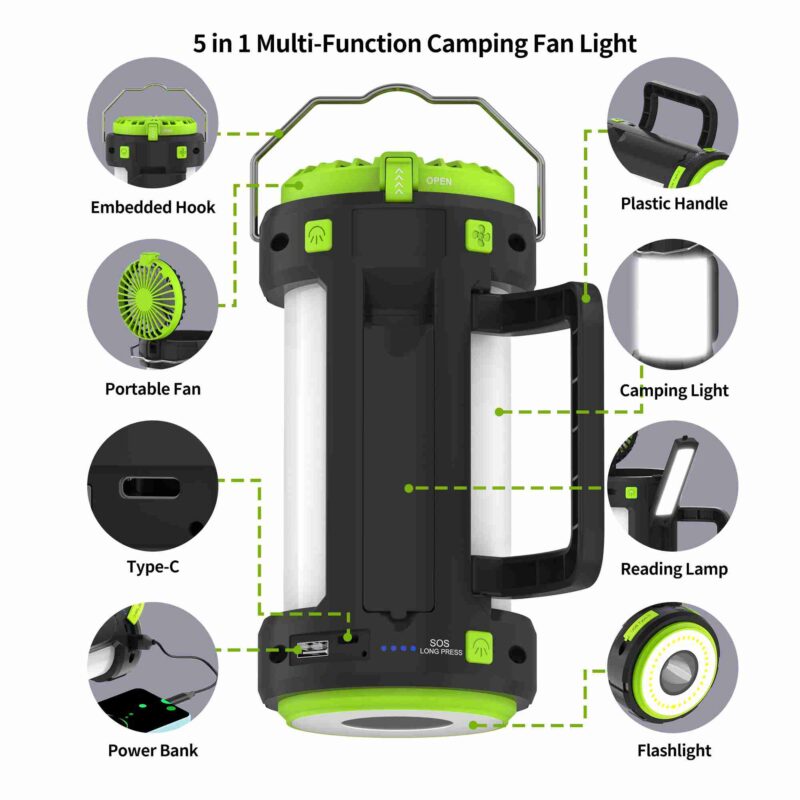 MD-C801 Rechargeable Portable Outdoor Flashlight