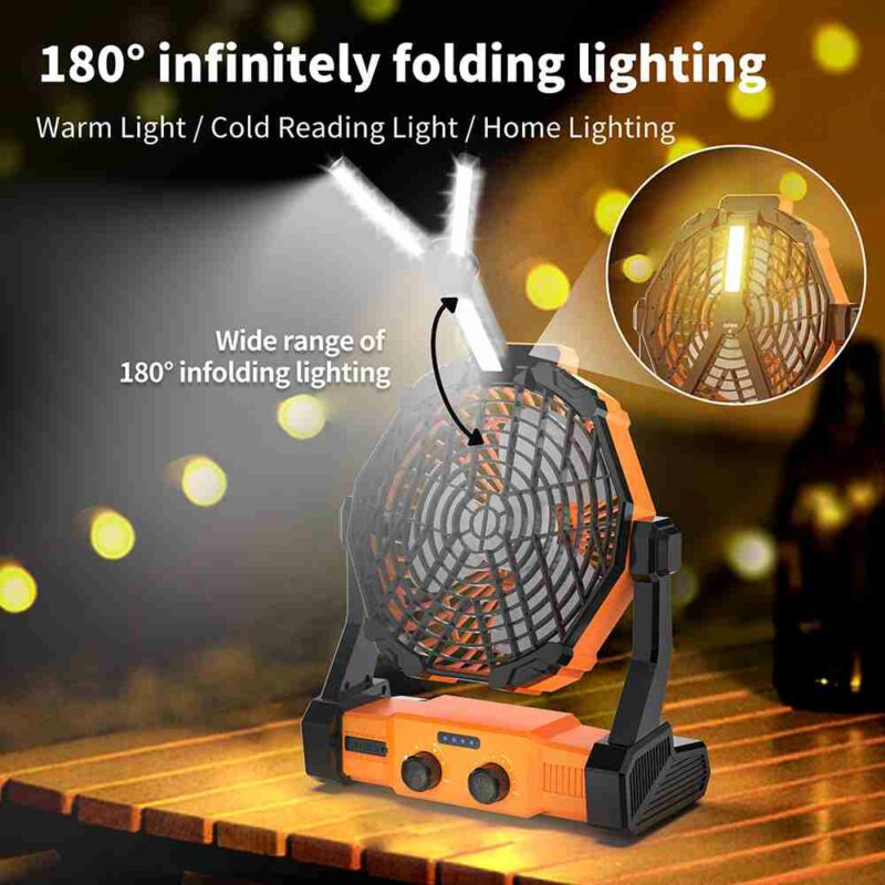 MD-F900 Four high brightness foldable camping lights
