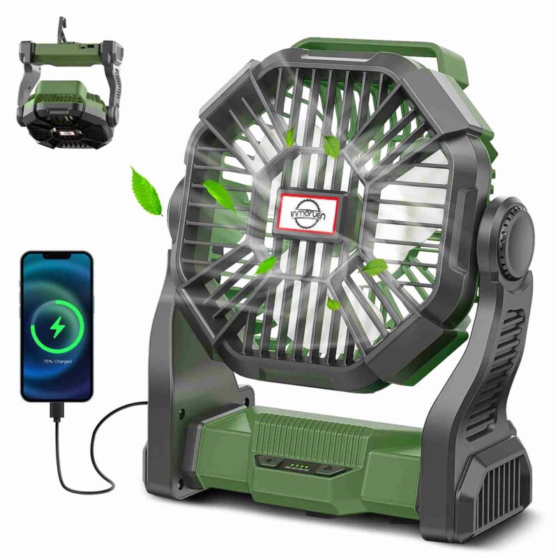 MD-X29 Portable Rechargeable Camping Fan for Tent
